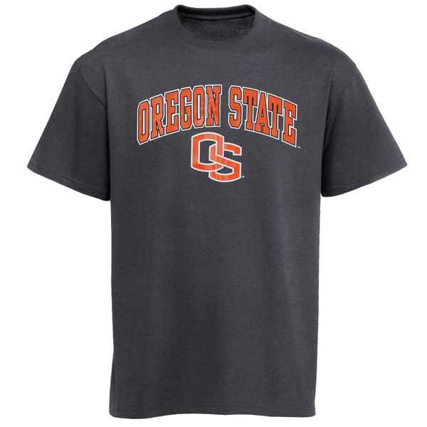 Oregon State Beavers Arch Over Logo WEM T-Shirt - Charcoal,We sell and wholesale Oregon State Beavers Arch Over Logo WEM T-Shirt - Charcoal on line form chian!